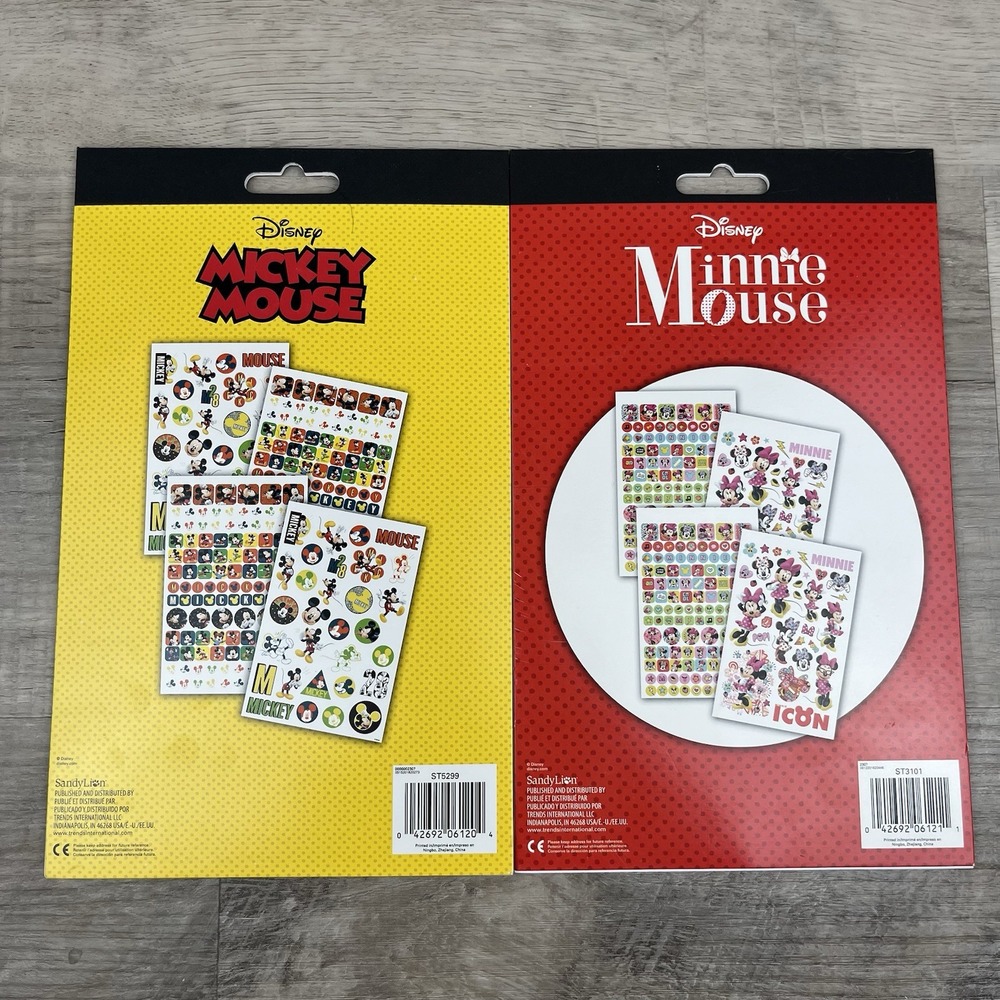 Disney Mickey & Minnie Mouse‎ Stickerland Sticker Books 295+ Each School Gift - Picture 9 of 10